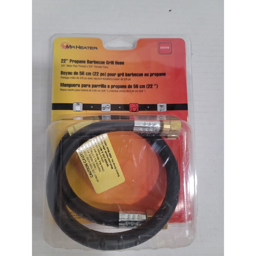 Mr. heater BBQ Grill hose assembly 22 Ft F273716 NEW in package